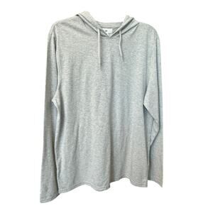 New ~ BP. NORDSTROM ~ Men's Gray Long Sleeve Hooded T-Shirt Size Medium